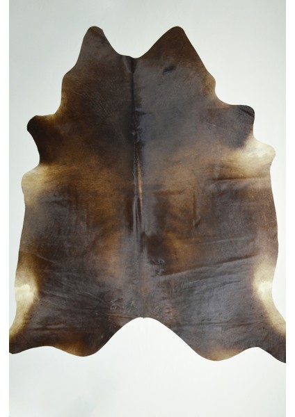 Siyah Renk Orijinal Arjantin Bufalo Deri Post Halı (3.38 M²)