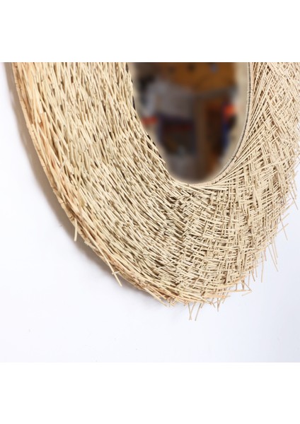 Mylamp Halo Doğal Rattan Ayna 100 cm modelleri