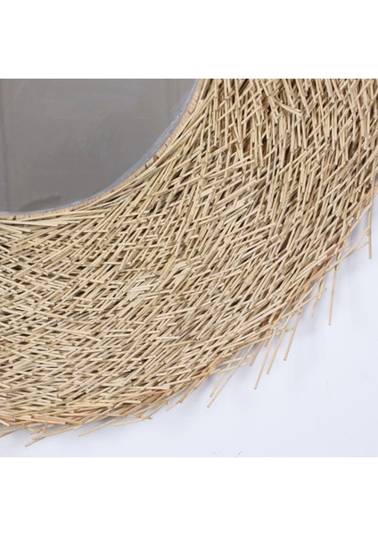Mylamp Halo Doğal Rattan Ayna 100 cm indirimleri