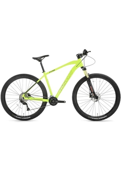 Mtx 7500 Cues Erkek Dağ Bisikleti 43CM Hd 27.5 Jant 18 Vites Neon Sarı Beyaz Siyah