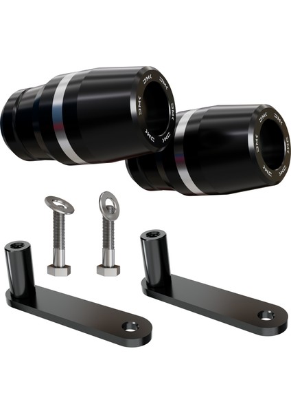 Dmk - Honda Cbr 125R Uyumlu Grenaj Koruma Takozu (Gümüş)