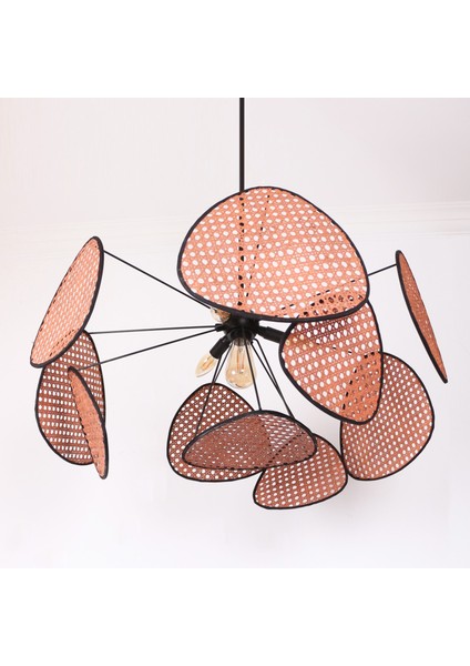 Mylamp Bulut Kiremit Doğal Hazeran Avize 75X35 Cm, 9+1 Yaprak ve 3+1 Duylu indirimleri