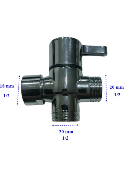 Sürgülü Duş Seti ve Duş Robotu Su Yönlendiricisi fiyatları
