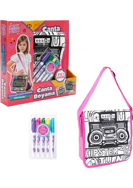 2in1 Omuz Çantası Boyama Seti