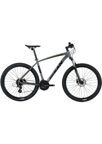 Mtx 7300 Erkek Dağ Bisikleti 43 cm Hd 29 Jant 24 Vites Metalik Gri Yeşil