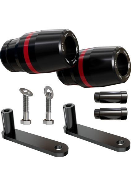 Dmk - Honda Cbr 250R Uyumlu Grenaj Koruma Takozu (Kırmızı)