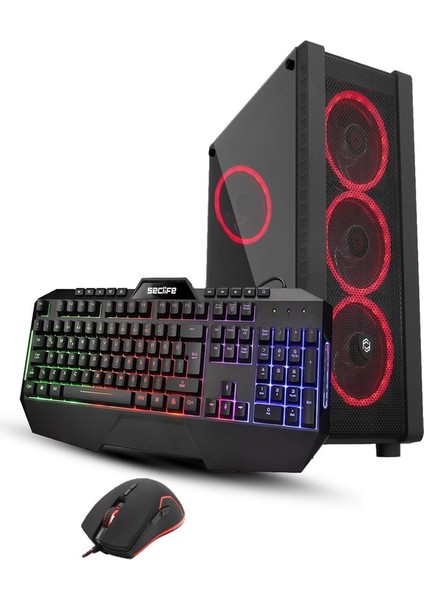 GM-1269 I5-12400F 16GB 500GBSSD 8gb 3050 500W Dos Oyuncu Pc