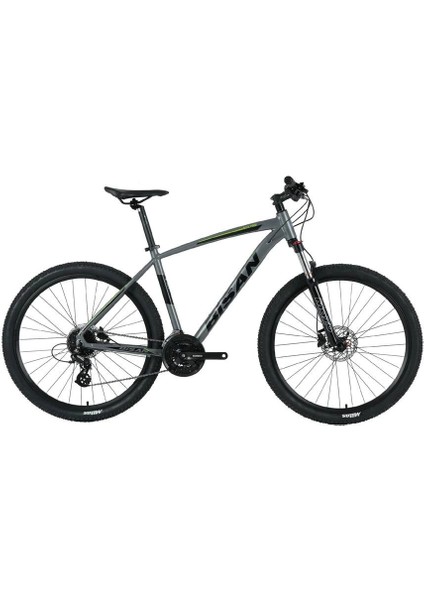 Mtx 7300 Erkek Dağ Bisikleti 39.5 cm Hd 26 Jant 24 Vites Metalik Gri Yeşil