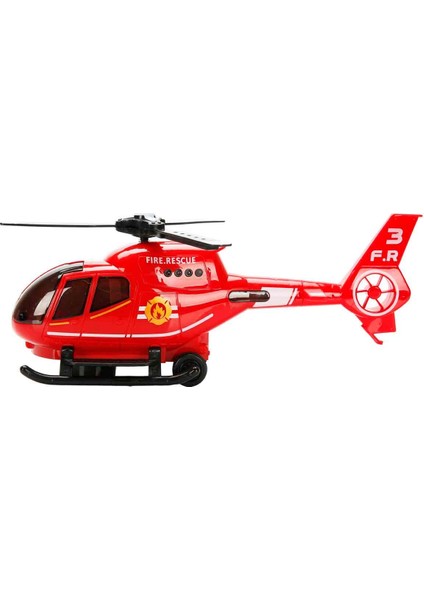 Sesli ve Işıklı Projeksiyonlu Itfaiye Helikopteri 30 cm modelleri
