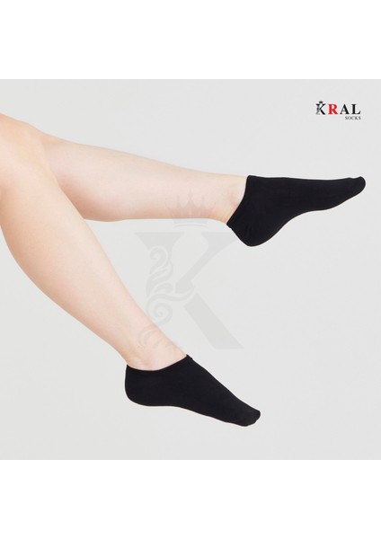 Erkek - Kadın Düz Desen (10 Çift) Snikers Pamuklu Terletmez Çorap fırsatları