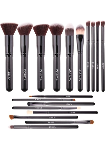 18 Parça Professional Kabuki Fırça Seti Keçe Makyaj Çantası fiyatları