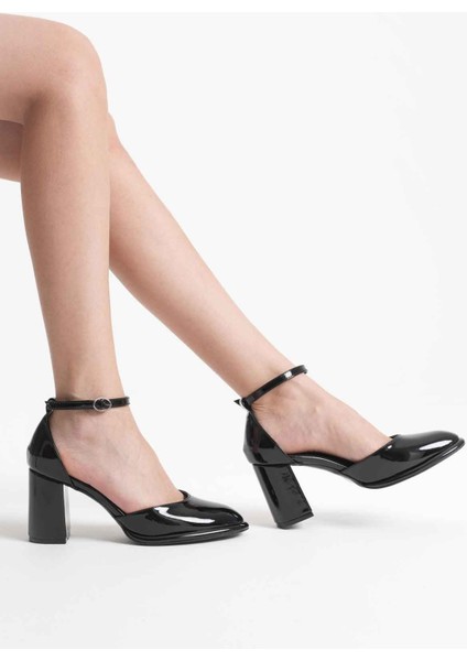 Theresa Siyah Rugan Kadın Topuklu Ayakkabı fiyatları