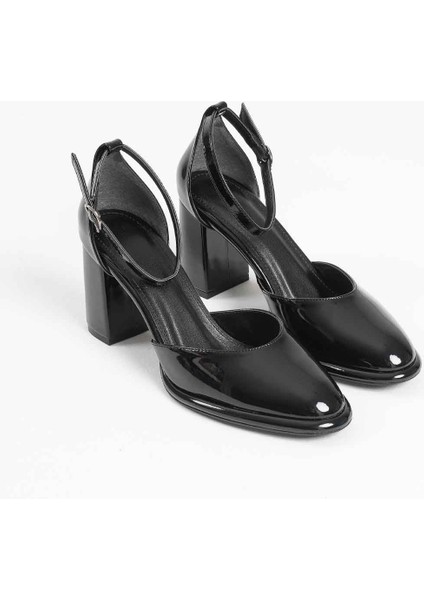 Theresa Siyah Rugan Kadın Topuklu Ayakkabı fırsatları