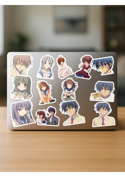 Clannad: After Story Anime Telefon Laptop Bullet Journal Yapışkanlı Folyo Sticker Paketi fırsatları