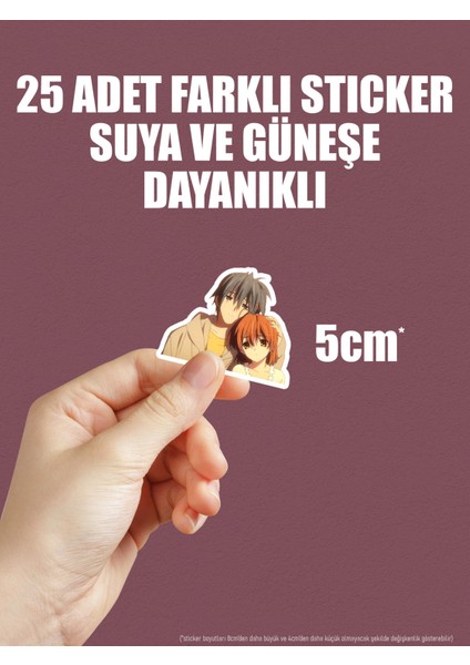 Clannad: After Story Anime Telefon Laptop Bullet Journal Yapışkanlı Folyo Sticker Paketi indirimleri