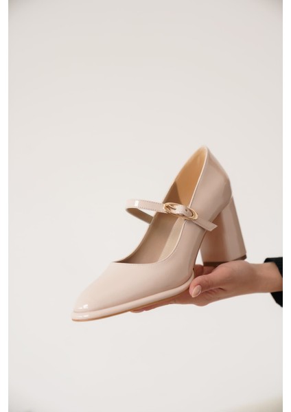 Alis Bej Kadın Topuklu Ayakkabı