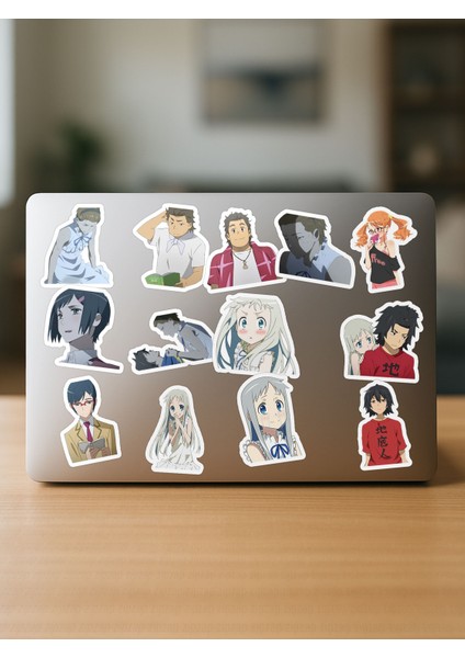 Anohana (Ano Hi Mita Hana No Namae O Bokutachi Wa Mada Shiranai ) Anime Telefon Laptop Bullet Journal Yapışkanlı Folyo Sticker Paketi fırsatları