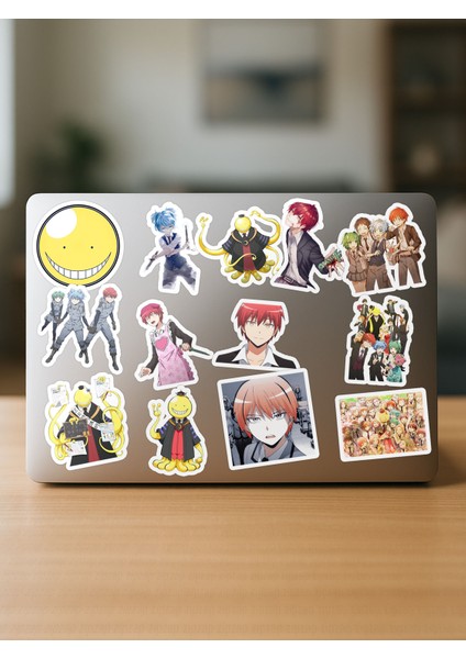 Assassination Classroom (Ansatsu Kyoushitsu) Anime Telefon Laptop Bullet Journal Yapışkanlı Folyo Sticker Paketi fırsatları