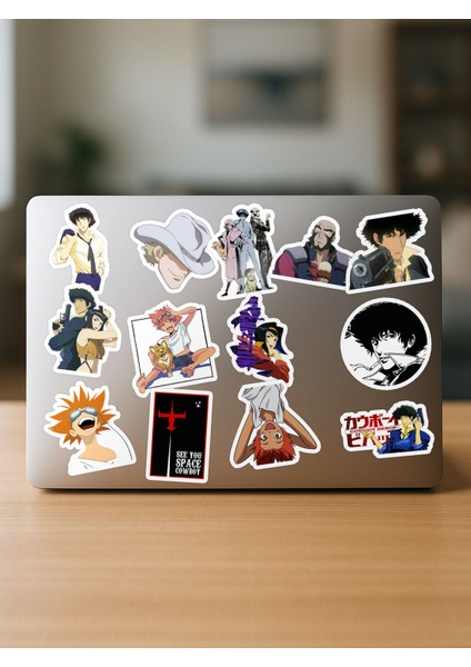 Cowboy Bebop Anime Telefon Laptop Bullet Journal Yapışkanlı Folyo Sticker Paketi fırsatları