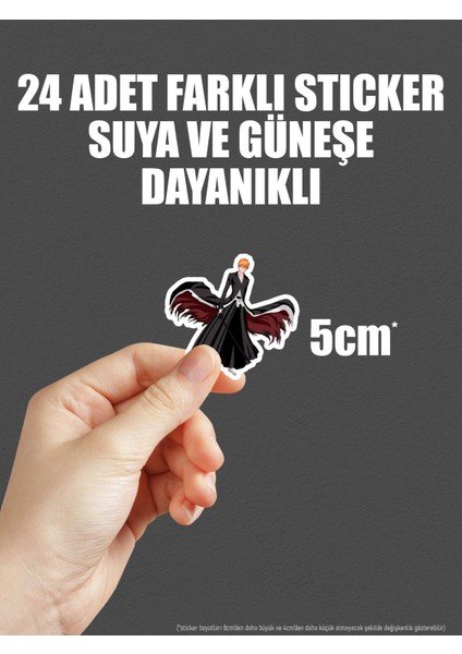 Bleach Anime Telefon Laptop Bullet Journal Yapışkanlı Folyo Sticker Paketi indirimleri