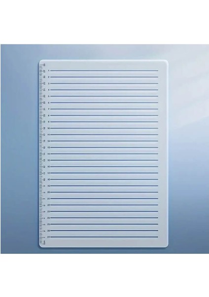 Şeffaf Plastik Cetvel Çizgi Çekme, Pratik Çizgi Oluşturma, 1.0cm Aralıklı 20.5X29.5CM modelleri