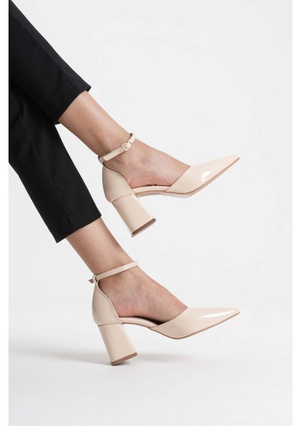 Doren Bej Rugan Kadın Topuklu Ayakkabı fırsatları