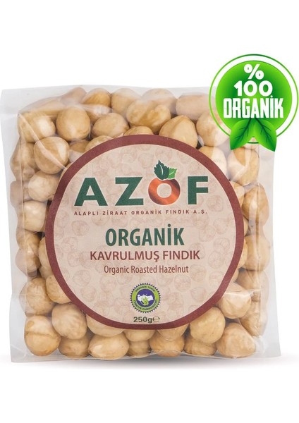 Organik Kavrulmuş Iç Fındık 250 gr