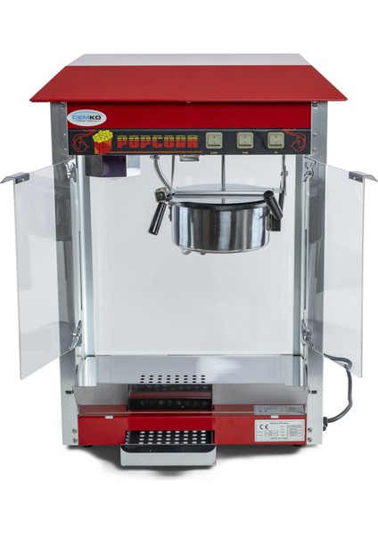 Popcorn Mısır Patlatma Makinesi Sanayi Tipi Profesyonel indirimleri
