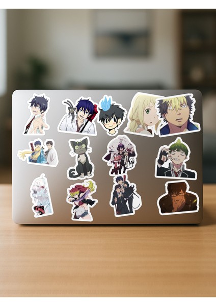 Ao No Exorcist (Blue Exorcist) Anime Telefon Laptop Bullet Journal Yapışkanlı Folyo Sticker Paketi fırsatları