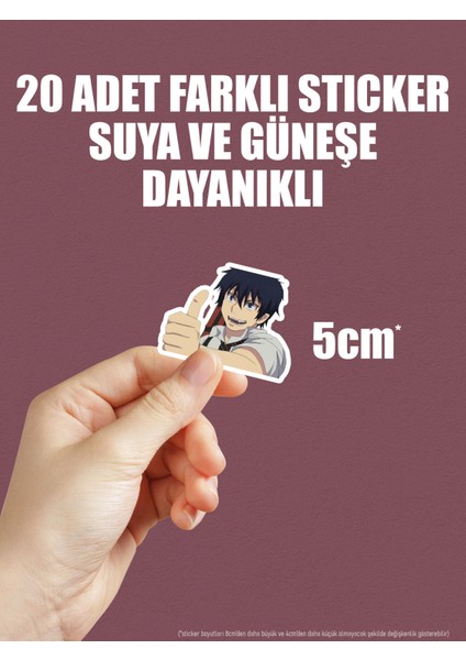 Ao No Exorcist (Blue Exorcist) Anime Telefon Laptop Bullet Journal Yapışkanlı Folyo Sticker Paketi indirimleri