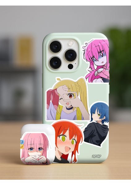Boccchi The Rock! Anime Telefon Laptop Bullet Journal Yapışkanlı Folyo Sticker Paketi fiyatları