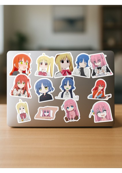 Boccchi The Rock! Anime Telefon Laptop Bullet Journal Yapışkanlı Folyo Sticker Paketi fırsatları