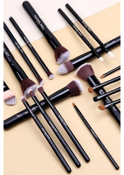 Siyah Kabuki Makyaj Fırça Seti 18 Li indirimleri