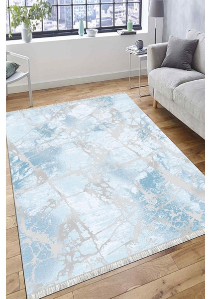 Modern Halı Makinede Yıkanabilir Kilim Kaymaz Tabanlı Yolluk Dot Tabanlı Halı 1066B modelleri