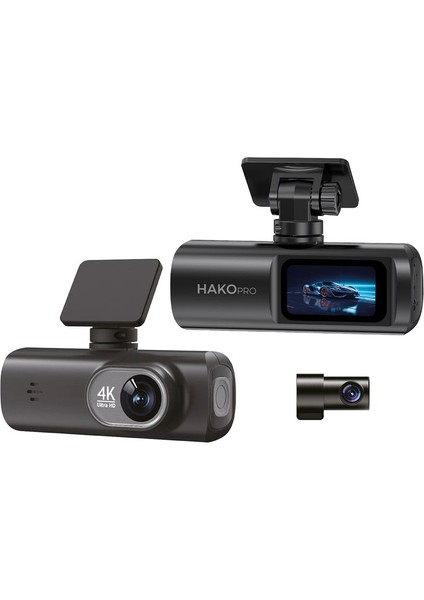 CMR110 Araç Kamerası - 4K Ultra Hd, Ön & Arka Kamera, Wi-Fi ve Geniş Açı"