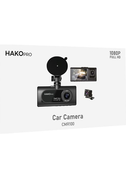 Hako Pro CMR100 Dash Cam - Full Hd 1080P, Arka Kamera, G-Sensör, Araç Içi Kamera indirimleri