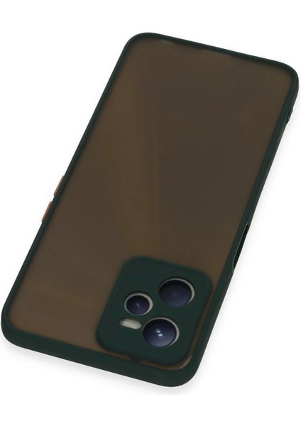 Realme C35 Kılıf Montreal Silikon Kapak - Yeşil modelleri