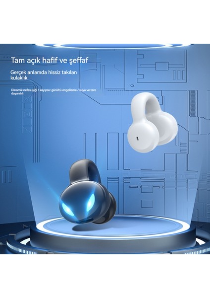 Kulak Klipsi Kablosuz Bluetooth Kulaklık 5.3 Hıfı Mini Kulaklık-Beyaz (Yurt Dışından) fiyatları