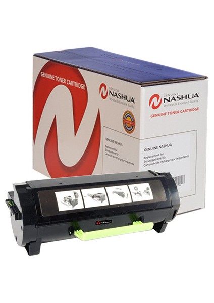 Orijinal Nashua NAS56F5H00R Muadil Toner. Lexmark MS321 56F5H00 / 56F5H0E 15K Uyumludur