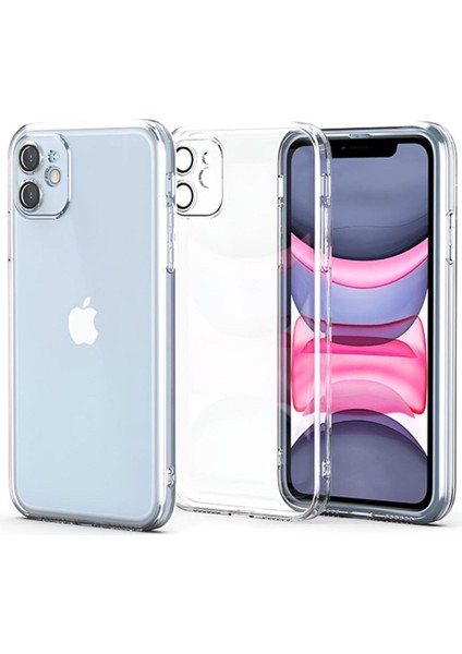 Sunix Iphone 12 Uyumlu Şeffaf Silikon Tıpalı Kılıf A+++ Kalite