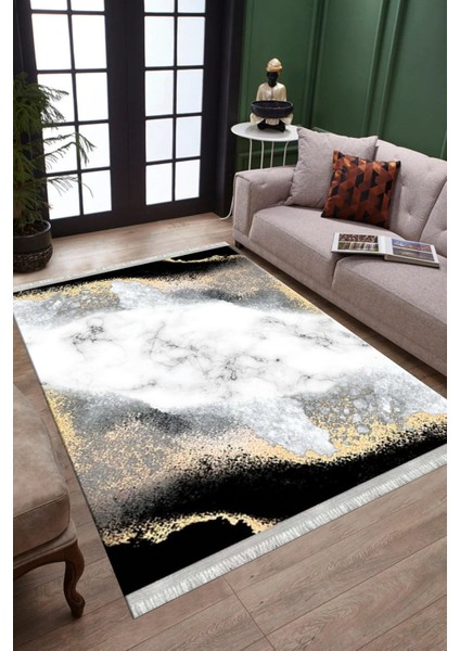 Stone Desen Halı Yıkanabilir Yolluk Kaymaz Tabanlı Kilim Dot Tabanlı Halı 1024A fiyatları