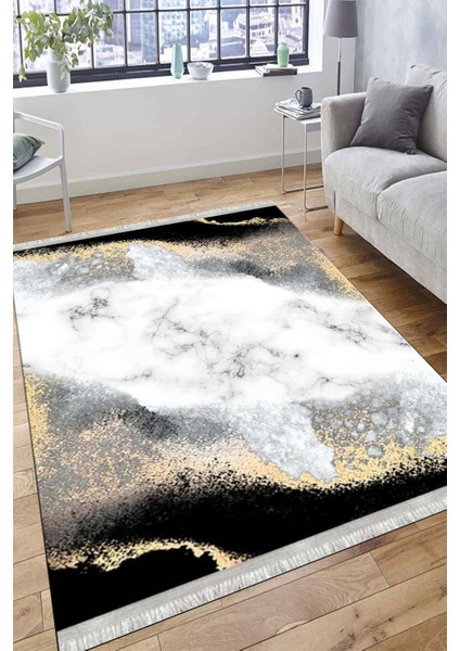 Stone Desen Halı Yıkanabilir Yolluk Kaymaz Tabanlı Kilim Dot Tabanlı Halı 1024A modelleri