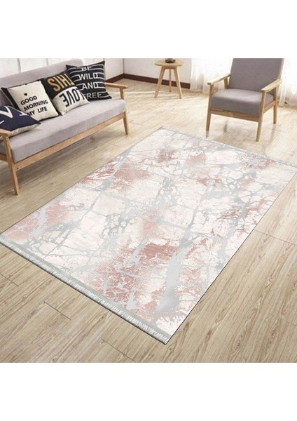 Modern Halı Makinede Yıkanabilir Kilim Kaymaz Tabanlı Yolluk Dot Tabanlı Halı 1066A