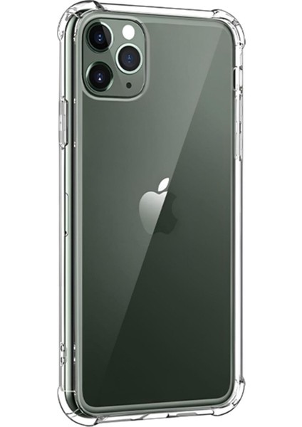 Sunix Iphone 11 Promax Uyumlu Tıpalı Şeffaf Silikon Kılıf A+++ Kaite