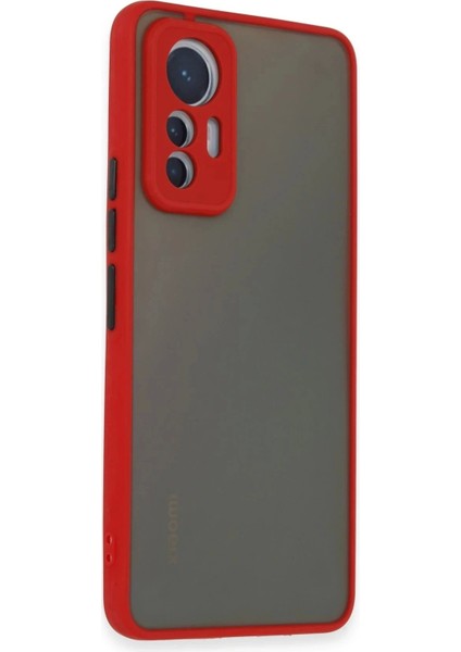 Xiaomi Mi 12 Lite Kılıf Montreal Silikon Kapak - Kırmızı fiyatları