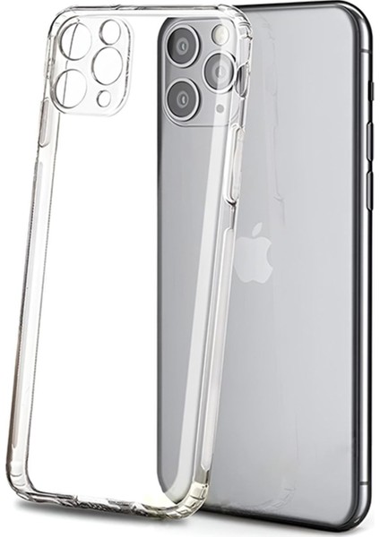 Sunix Iphone 11 Pro Uyumlu Tıpalı Şeffaf Silikon A+++ Kalite