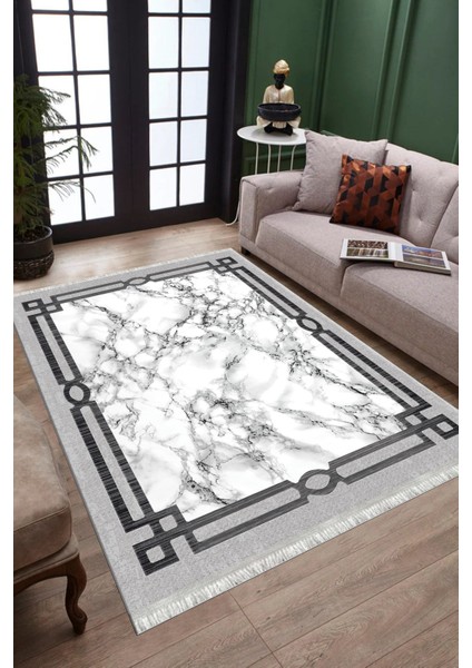 Dekoratif Modern Halı Makinede Yıkanabilir Kilim Kaymaz Tabanlı Yolluk Dot Tabanlı Halı 1063A fiyatları