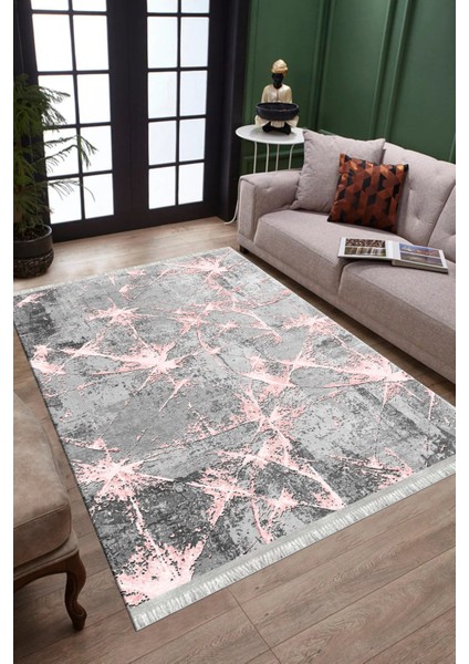 Dekoratif Modern Halı Makinede Yıkanabilir Kilim Kaymaz Tabanlı Yolluk Dot Tabanlı Halı 1065A fiyatları