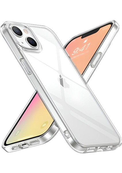 Sunix Iphone 13 Uyumlu Tıpalı Şeffaf Silikon Kılıf A+++ Kalite
