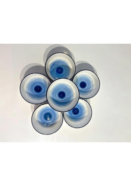 Mavi Porselen 6'lı Kase 11,5cm